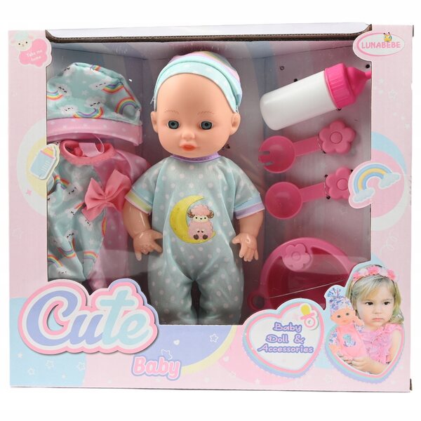 Baby Doll realistica 25 cm in tutina educativa Midex