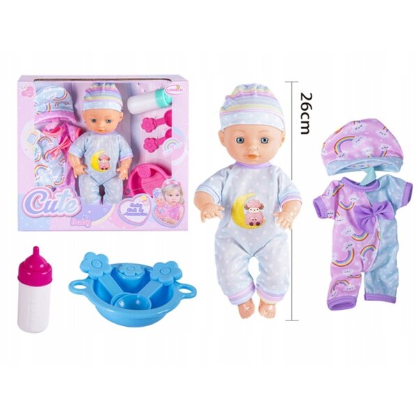 Baby Doll realistica 25 cm in tutina educativa Midex