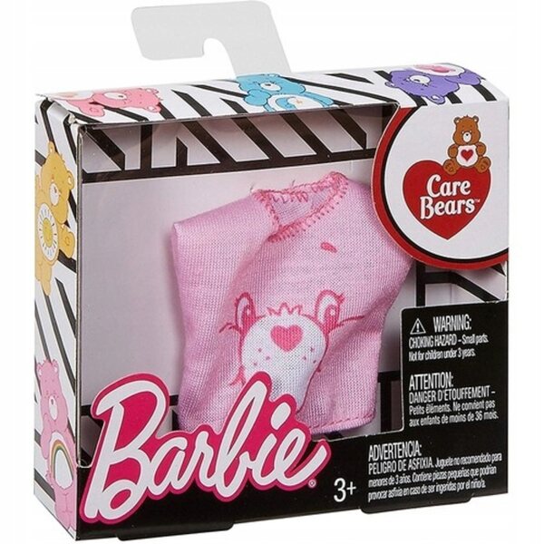 Barbie Ubranka Top Bluzka Troskliwe Misie FLP61 - Mode für Puppen