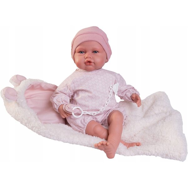 Bambola Antonio Juan Babydoo 18306 con suoni e abbigliamento delicato 50 cm