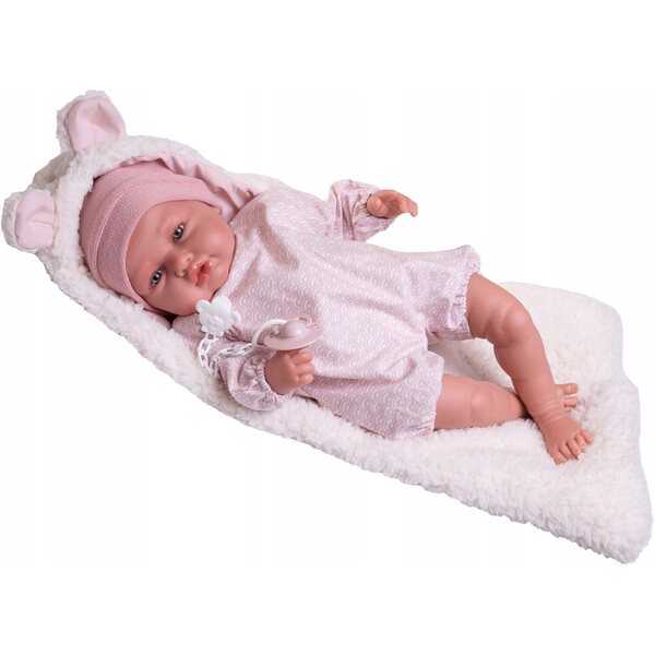 Bambola Antonio Juan Babydoo 18306 con suoni e abbigliamento delicato 50 cm