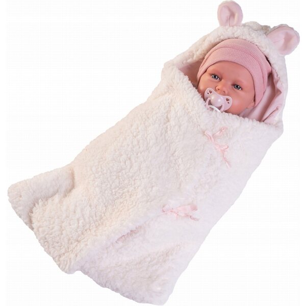 Bambola Antonio Juan Babydoo 18306 con suoni e abbigliamento delicato 50 cm