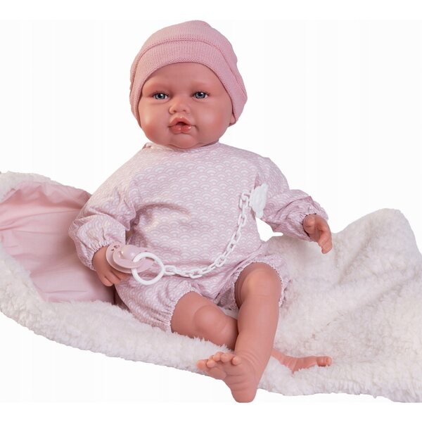 Bambola Antonio Juan Babydoo 18306 con suoni e abbigliamento delicato 50 cm