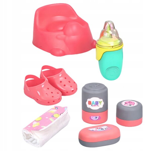 Baby Doll da 30 cm con sedia pappa e 12 suoni – Giocattolo interattivo