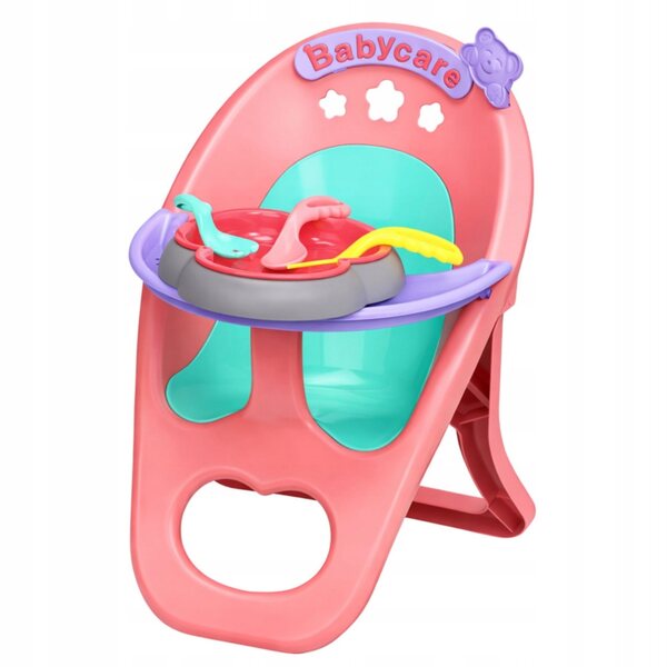 Baby Doll da 30 cm con sedia pappa e 12 suoni – Giocattolo interattivo