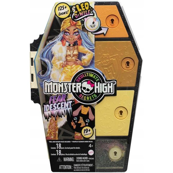 Monster High Cleo De Nile: bambola con accessori e custodia a forma di bara
