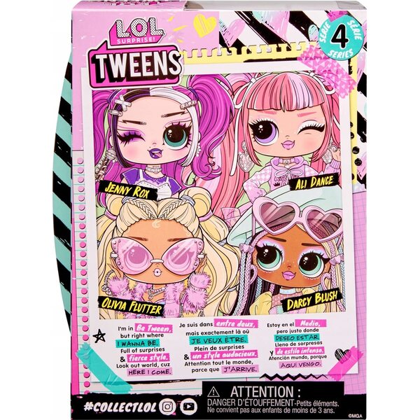 LOL Sorpresa! Tweens Doll Darcy Blush con Accessori e Stile Unico