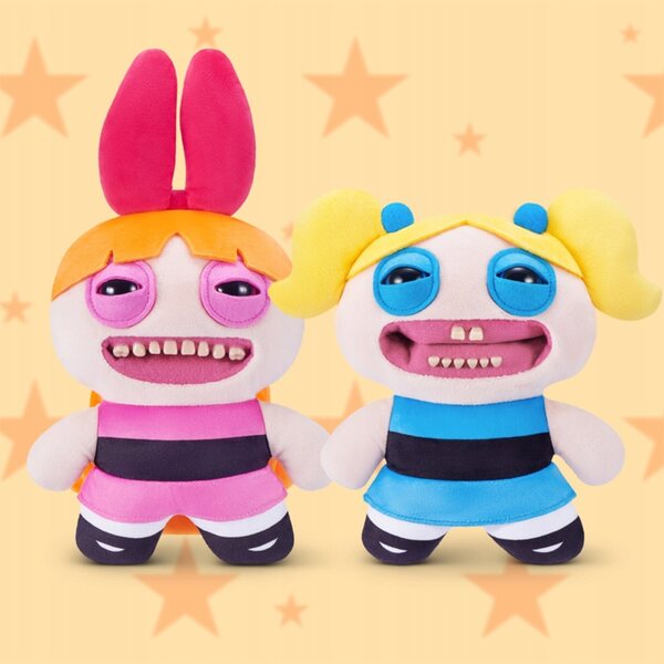 Fugglers Powerpuff Girls Brawl Maskottchen 23 cm mit menschlichen Zähnen und einzigartigem Design