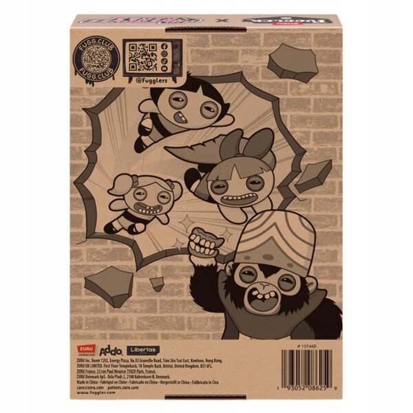 Fugglers Powerpuff Girls Brawl Maskottchen 23 cm mit menschlichen Zähnen und einzigartigem Design