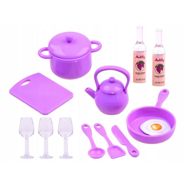 Cucina per Bambole con Luci e Suoni, Mobili e Accessori per Bambini 3+