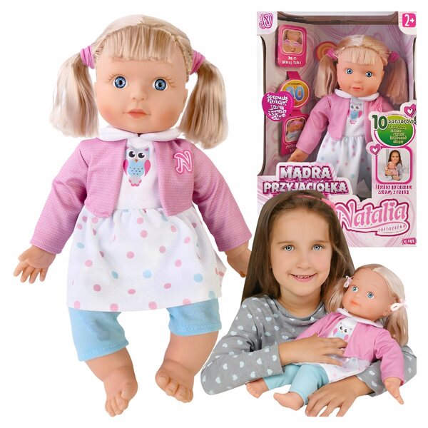 Interaktive Puppe Natalia, die auf Italienisch spricht und singt, für Mädchen ab 2 Jahren