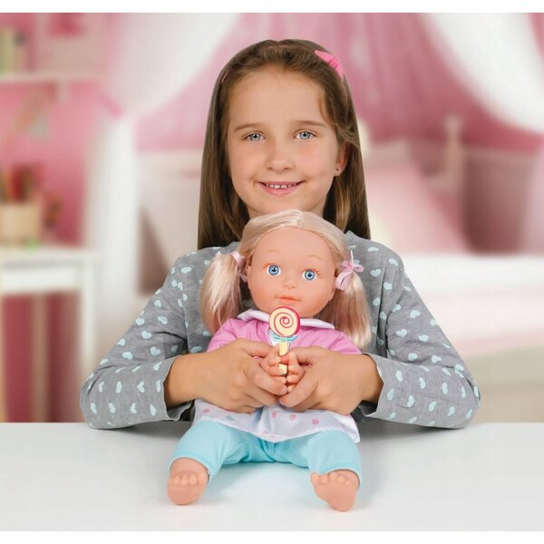 Interaktive Puppe Natalia, die auf Italienisch spricht und singt, für Mädchen ab 2 Jahren