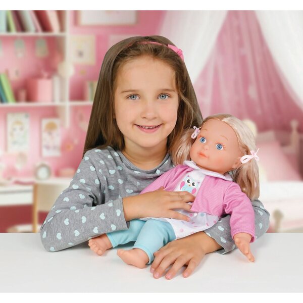 Interaktive Puppe Natalia, die auf Italienisch spricht und singt, für Mädchen ab 2 Jahren