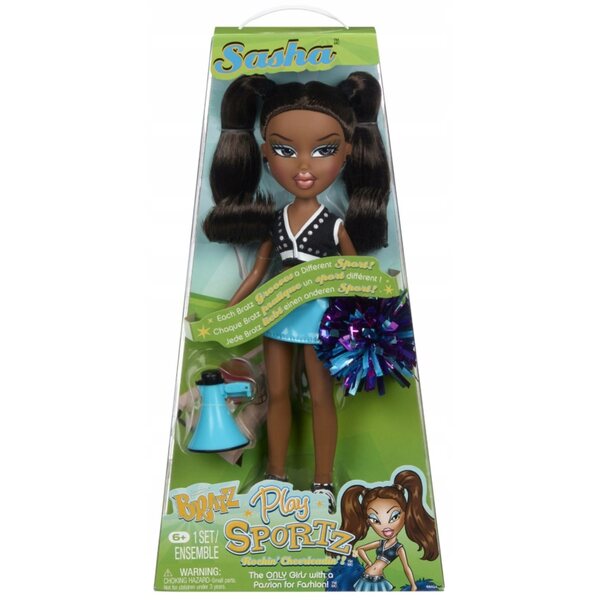 Bratz Play Sportz Sasha Cheerleader 29 cm bambola per bambini dai 6 anni