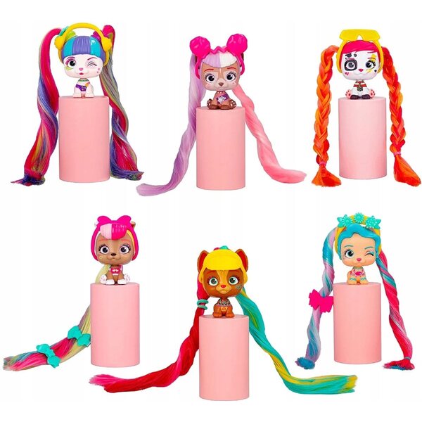 Vip Pets Hair Academy Serie 6 – Welpe mit langen Haaren für kreatives Styling