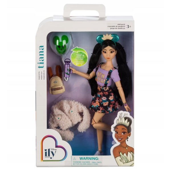 Disney Tiana 4EVER Prinzessin und der Frosch Puppe mit Zubehör und attraktiven Details