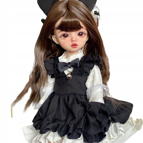 Ciemna skóra BJD Doll 1/6 30cm Ruchome połączone ciało BJD Doll Black DIY Toys