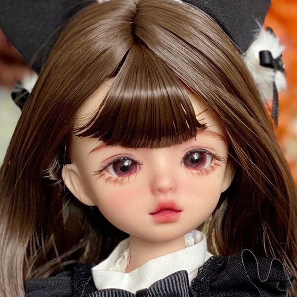 Ciemna skóra BJD Doll 1/6 30cm Ruchome połączone ciało BJD Doll Black DIY Toys