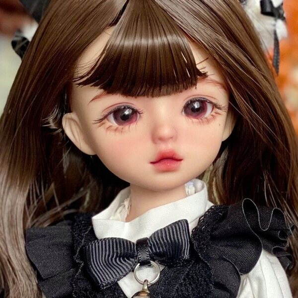 Ciemna skóra BJD Doll 1/6 30cm Ruchome połączone ciało BJD Doll Black DIY Toys