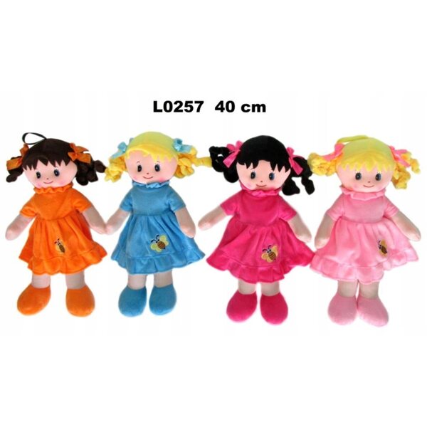 Bambola Sun-Day 40 cm in tessuto per bambini da 0+ con certificazione CE