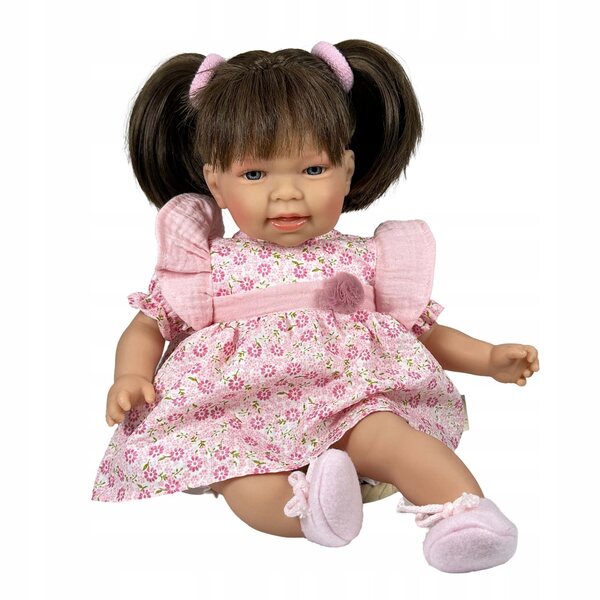 Bambola Nines d'Onil Little Susi Flowers Brunette con Meccanismo per Bambini 3+