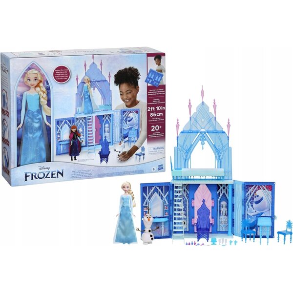 Frozen 2 Crystal Castle mit Zubehör und Elsa Hasbro Puppe