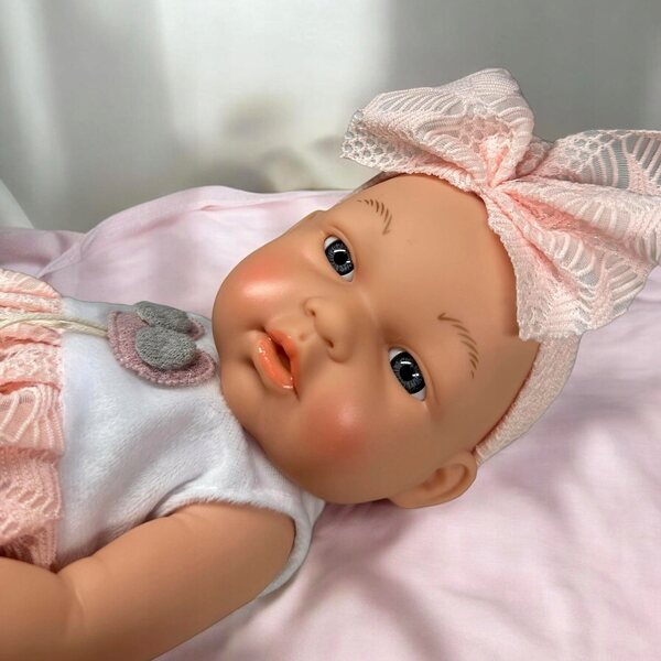 Bambolotto anatomico realistico, 30 cm, con accessori e vestiti fatti a mano