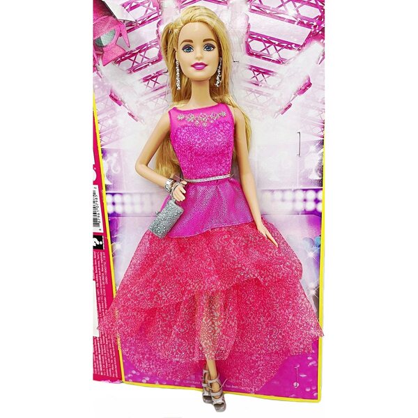Barbie Modny Bal mit prächtiger Tüll- und Paillettenschwelle, 29,5 cm