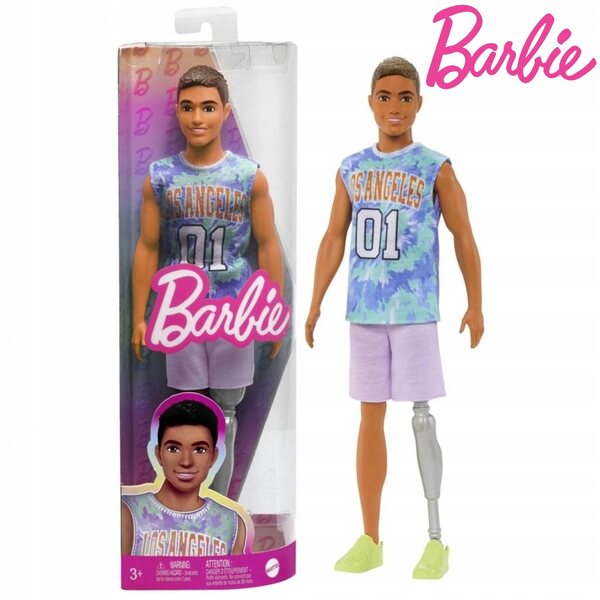Barbie Fashionistas Ken Elegante Mode- und Spielpuppe für Kinder ab 3 Jahren