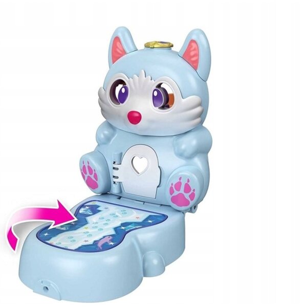 Polly Pocket Mattel 25,5 cm - Bambola Volpe Artica con Microambienti Divertenti