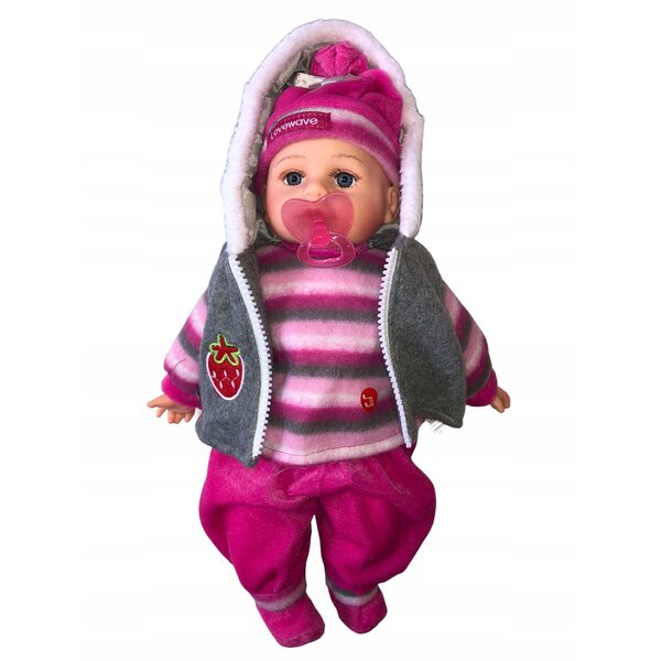 Bambola New Born Baby 35 cm Adar con suoni in lingua polacca CE
