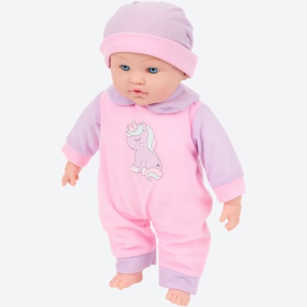 Neugeborene Sophie Puppe 40 cm mit echten Geräuschen und weicher Kleidung