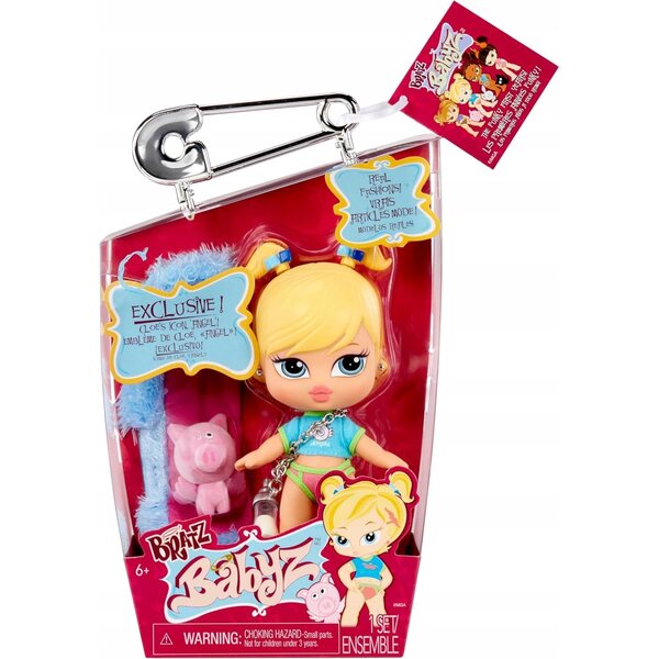Mini bambola alla moda Bratz Babyz Cloe con accessori per bambini 3+
