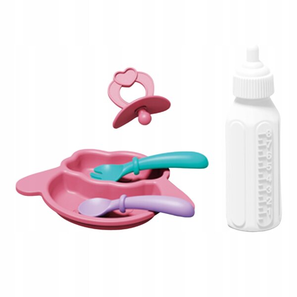 Woopie Baby Doll con passeggino e set pappa con suoni