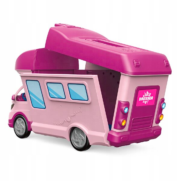 2in1 Puppencamper, Traumhaus mit Zubehör, kreatives Spielzeug für Kinder