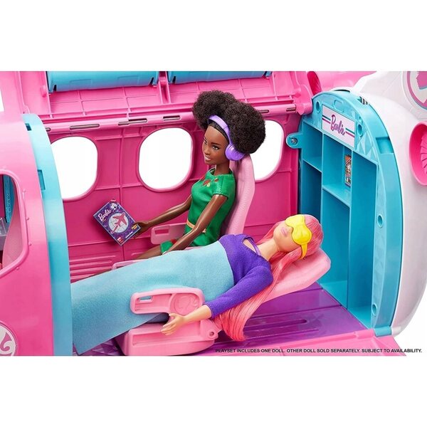 Samolot Barbie con Bambola e Accessori per Bambini da 3 Anni in Poi