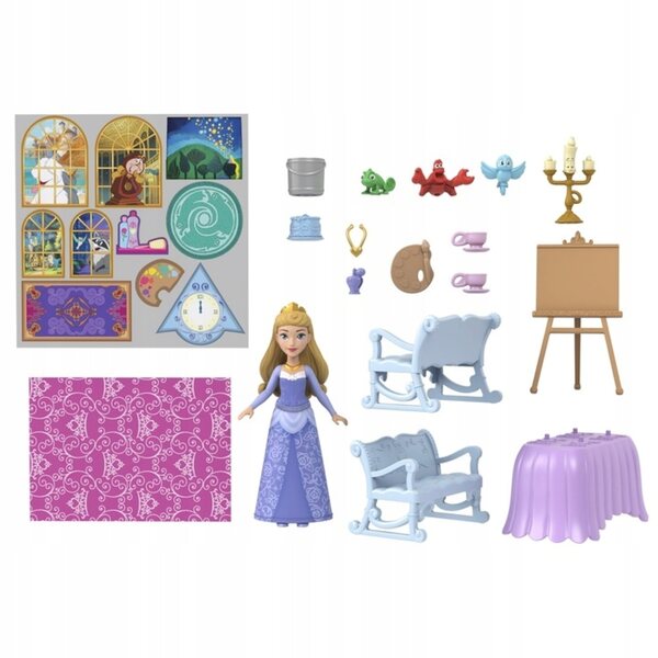 Disney Princess Kutschenschloss 2 in 1 Set mit Aurora und Zubehör