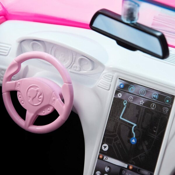 Barbie Kabriolet Rosa Spielzeugauto für Mädchen und Jungen ab 3 Jahren