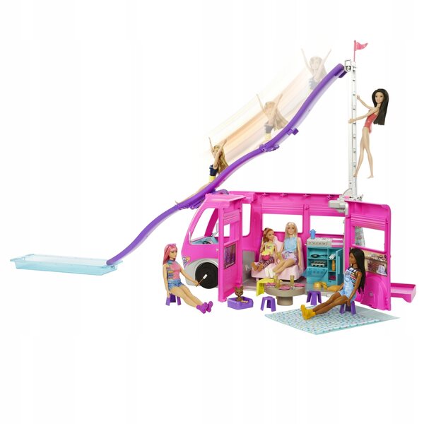 Barbie Kamper of Dreams mit über 60 Zubehörteilen – Kreativspiel für Kinder ab 3 Jahren