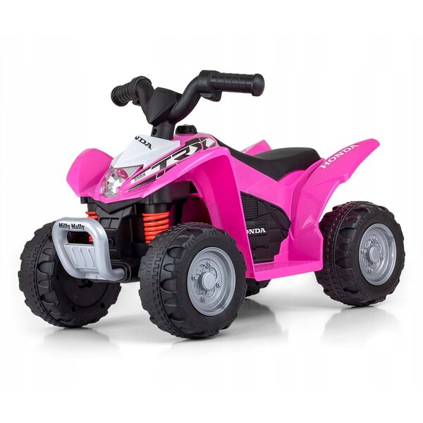 Elektrisches Quad für Kinder Honda ATV Milly Mally ab 2 Jahren, rosa, sicheres und realistisches Fahrzeug