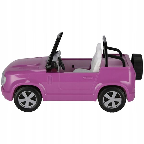Großes Cabriolet-Auto für Puppen aus robustem Kunststoff, sicheres Spielzeug für 3+