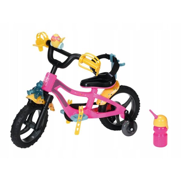 BABY BORN Rowerek BMX für 43 cm große Puppe mit Lichtern und Stabilisatoren