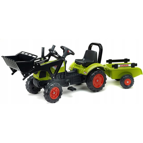 Falk Claas Arion Trettraktor mit Łyżką und Anhänger für Kinder von 2-5 Jahren