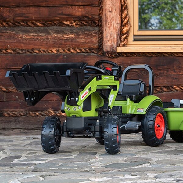 Falk Claas Arion Trettraktor mit Łyżką und Anhänger für Kinder von 2-5 Jahren