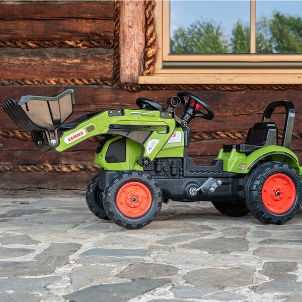 Falk Claas Arion Trettraktor mit Łyżką und Anhänger für Kinder von 2-5 Jahren