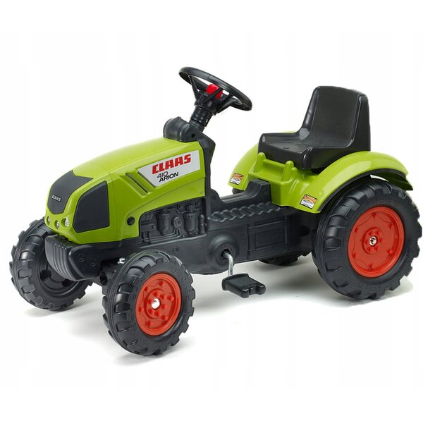 Falk Claas Arion Green Trettraktor mit Anhänger und Hupe für Kinder