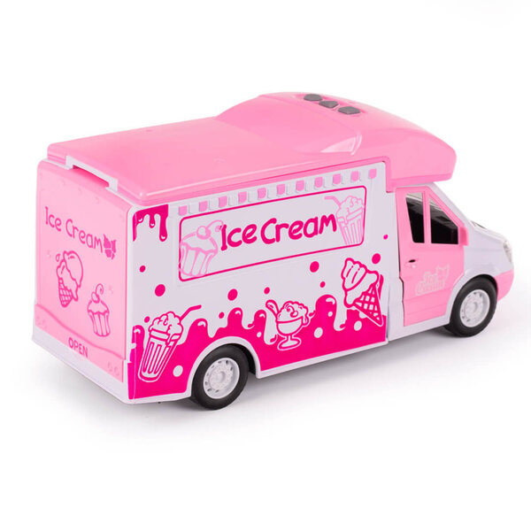 Foodtruck-Auto für Puppen mit Eis, Lichtern und Geräuschen, Lody 3+ Truck
