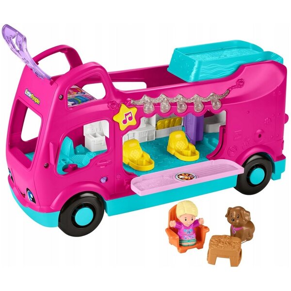 Fisher-Price Barbie Camper Interattivo con Luci e Suoni per Bambini 18+ Mesi