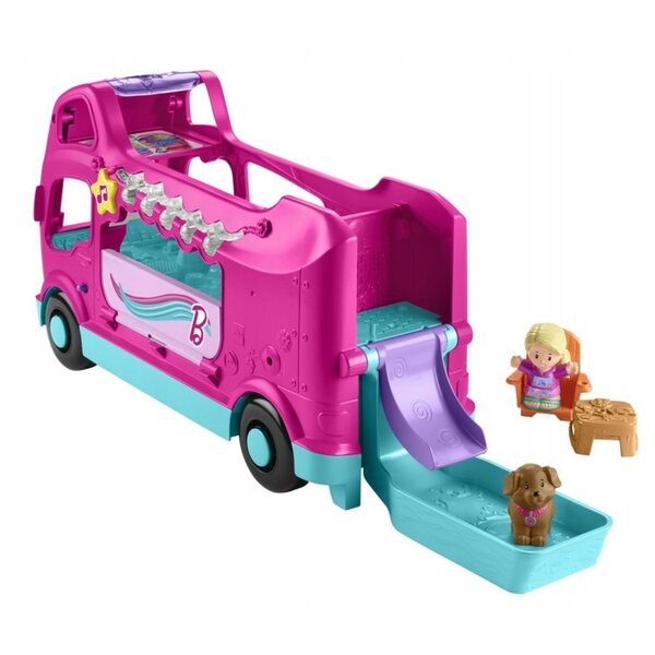 Fisher-Price Barbie Camper Interattivo con Luci e Suoni per Bambini 18+ Mesi