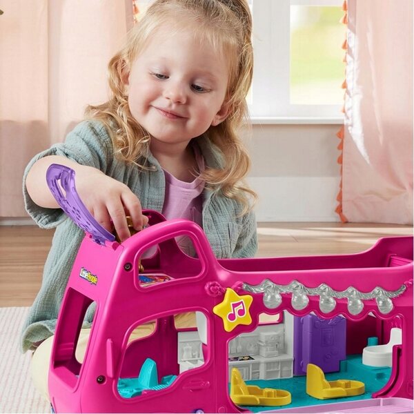 Fisher-Price Barbie Camper Interattivo con Luci e Suoni per Bambini 18+ Mesi